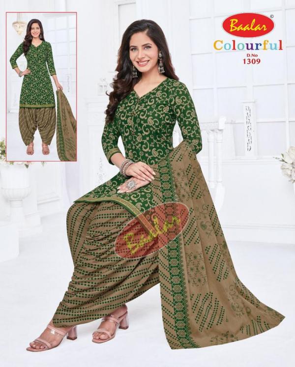 Baalar 1309 Dark Colour Cotton Designer Exclusive Dress Material